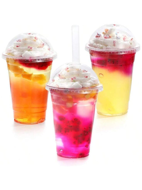 50 Pack Clear Domed Compostable Cup