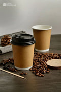 50 Pack Compostable Hot Coffee Cup